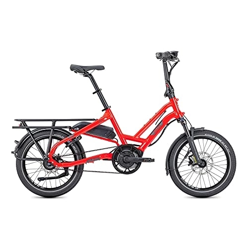 Elektrofahrräder : Tern Unisex Fahrrad HSD S8i E-Bike Lastenrad, 20", Rot, 021222