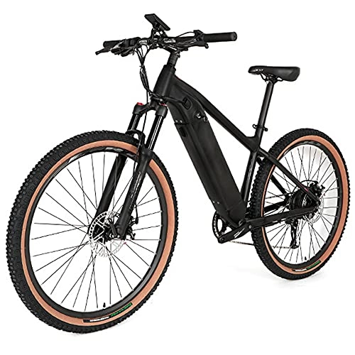 Elektrofahrräder : TGHY 29" Elektro-Mountainbike für Teenager Erwachsene 350W E-Bike 48V 10Ah Lithium Akku 35km / h Tretunterstützung Doppelscheibenbremse 9-Gang Elektrofahrrad Vollfedergabel