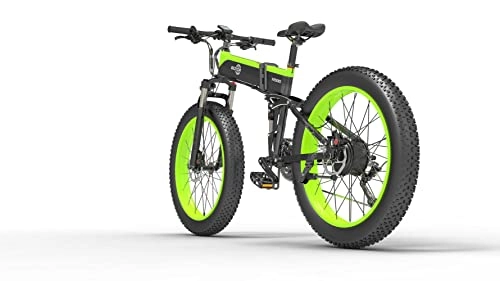 Elektrofahrräder : Theebikemotor 26" x 4.0 Rad 48V1500W 12.8Ah AKKU Elektrisches Fahrrad Elektrofahrräde E-Bike hydraulische Scheibenbremse 40km / h-Grün