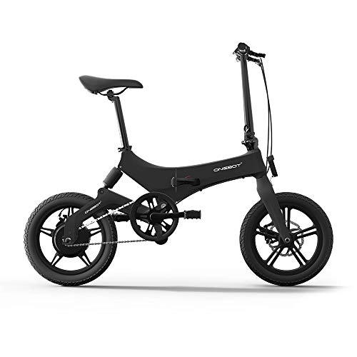 Elektrofahrräder : Tidyard Elektrofahrrad 16-Zoll-Elektro-Klappfahrrad Power Assist Moped Elektrofahrrad E-Bike 250W Motor und Doppelscheibenbremsen