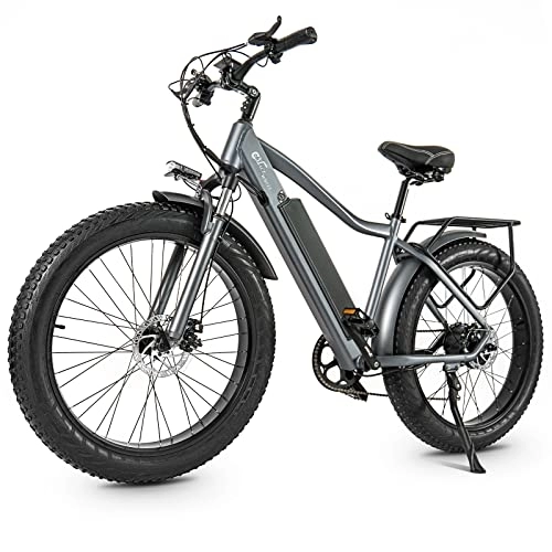 Elektrofahrräder : TODIMART Elektrofahrrad Großer Reifen 26"* 4" Mountainbike Fat Bike, Adult City Electric Bike mit Leistungsstarker Motor Akku 48V 17Ah