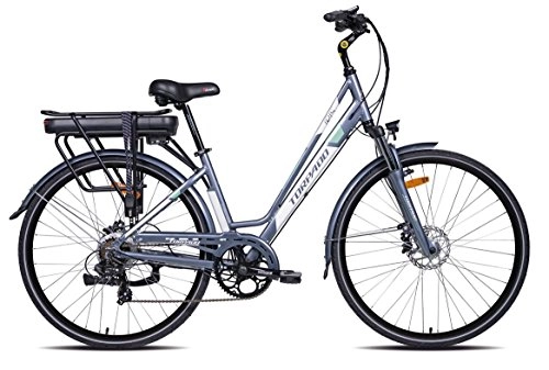 Elektrofahrräder : TORPADO Bike Iris 286V TG.44Bafang 250WH 2018(City Bike Werkzeugset)
