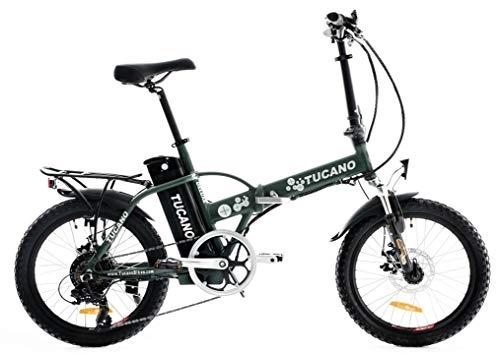 Elektrofahrräder : Tucano Deluxe Verde