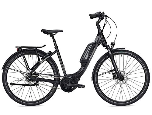 Elektrofahrräder : Unbekannt Falter 9.5 FL 28" E-Bike Mod. 2019 Damen & Herren, Pedelec Schwarz-Matt (55cm)