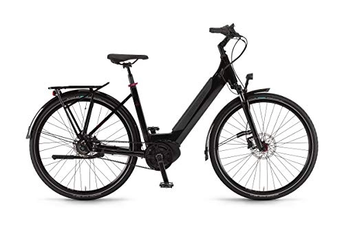Elektrofahrräder : Unbekannt Winora Sinus iR8 500 Elektro Trekking Fahrrad schwarz 2019 (50cm, Onyxschwarz (Einrohr))