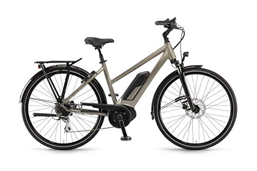 Elektrofahrräder : Unbekannt Winora Tria 8 400 Damen Pedelec E-Bike Trekking Fahrrad Sand beige 2019: Größe: 44cm