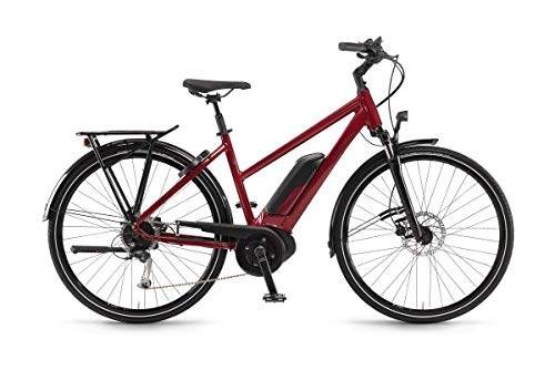 Elektrofahrräder : Unbekannt Winora Tria 9 500 Damen Pedelec E-Bike Trekking Fahrrad rot 2019: Größe: 44cm