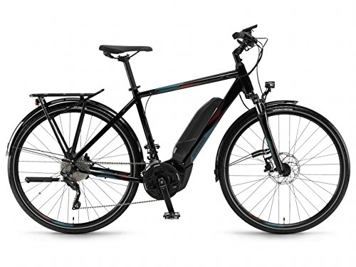 Elektrofahrräder : Unbekannt Winora Yucatan 20 500Wh Yamaha Elektro Fahrrad 2018 (56 cm, Schwarz / Blau Herren)