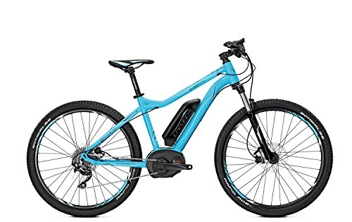 Elektrofahrräder : Univega Damen MTB E-Bike, 27, 5 Zoll, 10 Gang Shimano SLX, Vision E. 2.0 Sky