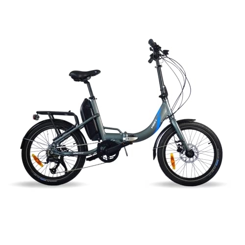Elektrofahrräder : URBANBIKER MiniPlus Klapprad E-Bike, 20" Zoll, 250 W Motor, Herausnehmbarer Lithium Akku 504 WH(36V 14 Ah), Hydraulische Bremsen, für Damen und Herren, City E Bike