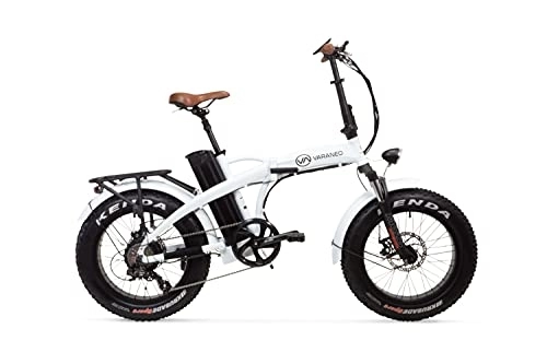Elektrofahrräder : Varaneo E-Bike Dinky-S Klapprad Fat Tyre-Look Elektrofahrrad 25 km / h 561Wh Pedelec 7 Gang Weiß
