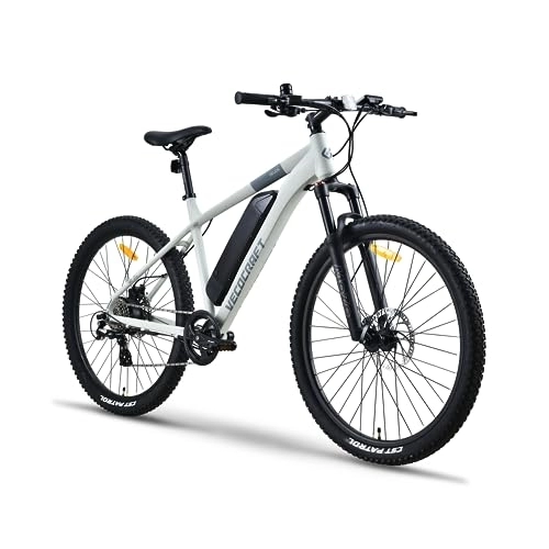 Elektrofahrräder : VecoCraft E-Bike Mountainbike Helios Plus 27.5", e Bike Herren mit TEKTRO Hydraulische Scheibenbremse | 8-Gang Shimano & Hinterradmotor bis zu 95 km, 36V 13Ah Batterie | Elektro MTB