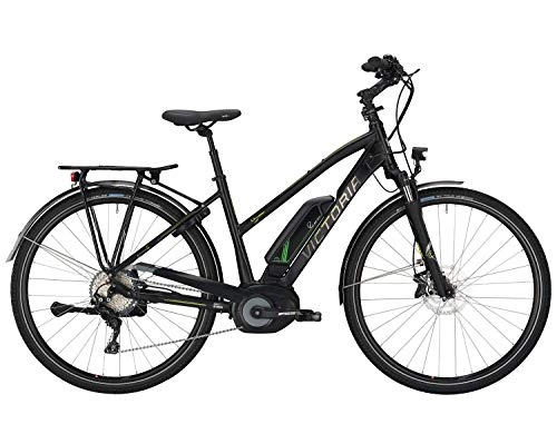 Elektrofahrräder : Victoria E-Trekking 8.9 E-Bike 28 Zoll Schwarz-Grn, Modell: 2019, Pedelec, Fahrrad (28 Zoll / 48cm)