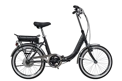 Elektrofahrräder : VILLETTE E-Bike klapprad Le Balade - 20 Zoll Elektrofahrrad - 1 Gänge e Bike - 7, 8 Ah - Herren und Damen Fahrrad - Grau