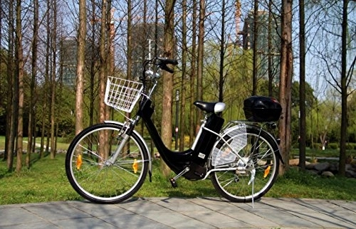 Elektrofahrräder : Viron Elektrofahrrad 250W / 36V E-Bike 26" Zoll Pedelec Fahrrad mit Motor Citybike (schwarz)