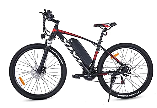 Elektrofahrräder : VIVI E-Bike 27.5 Zoll E Mountainbike Fahrräder mit 21-Gang-Getriebe Elektrofahrrad| Herausnehmbarer 10.4Ah Akku Ebike Trekkingrad Herren Damen