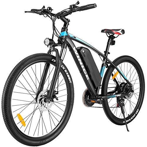Elektrofahrräder : Vivi E-Bike Mountainbike 27.5 Zoll Elektrofahrrad 250W Elektrisches Fahrrad mit 36V 10.4Ah Lithium-Batterie und Shimano 21 (27, 5 Zoll Blau)