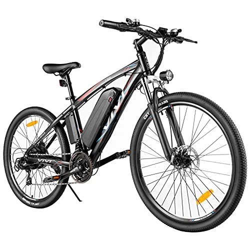 Elektrofahrräder : VIVI Ebike Mountainbike, 27, 5 Zoll Elektrofahrrad, 48V 500W E-Bike Herren und Damen mit Abnehmbarer 10 Ah Lithium-Ionen-Batterie, Shimano 21-Gang-Getriebe
