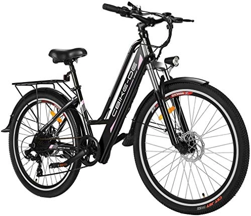 Elektrofahrräder : Vivi Elektrofahrrad E-Bike Elektrofahrrad 26 Zoll 250 W mit Lithium-Akku 36 V 8 Ah Professionelle 7 Geschwindigkeitsstufen (Lieferung in 5-7 Tagen)