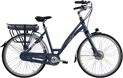 Elektrofahrräder : Vogue Solution - E-Bike - 28 Zoll - Fahrrad fur Damen - 8 Gang - Blau