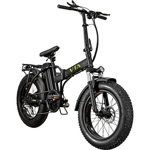 Elektrofahrräder : Volta E-Bike Elektrofahrrad VB2, 48V 250W mit 10Ah Li-Ion Abnehmbarer Akku - bis zu 110km Reichweite