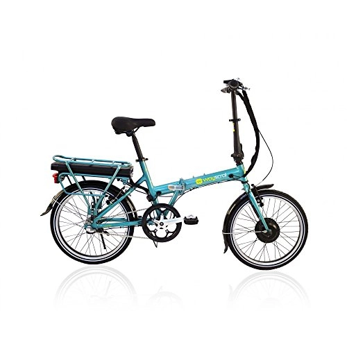 Elektrofahrräder : Wayscral City 215 Elektro-Fahrrad, 36V, grn, 17.4 Ah