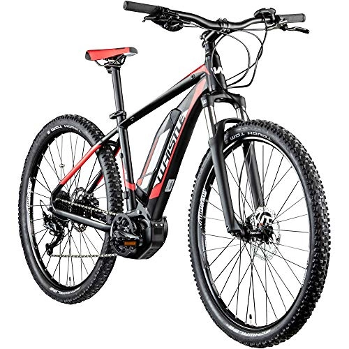 Elektrofahrräder : Whistle E Mountainbike 29 Zoll E-Bike Yonder Hardtail MTB Yamaha Pedelec Bike (schwarz / rot / weiß, 46 cm)