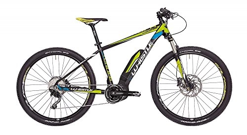 Elektrofahrräder : Whistle 'Mountain Bike Elektrische eBike Yonder Motor Yamaha pw-x 400 Wh 10 Geschwindigkeit Farbe schwarz / gelb Größe S 16 (155 – 170 cm)