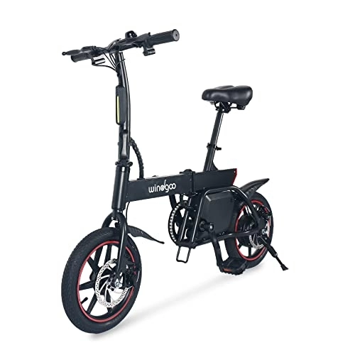 Elektrofahrräder : Windgoo B20 Elektrofahrrad, 14 Zoll Faltbares Mini E Bike, Elektrofahrräder Mit CE-Zertifizierung EU-konform, 25 km / h / 250W Motor, City E-Bike für Herren Damen