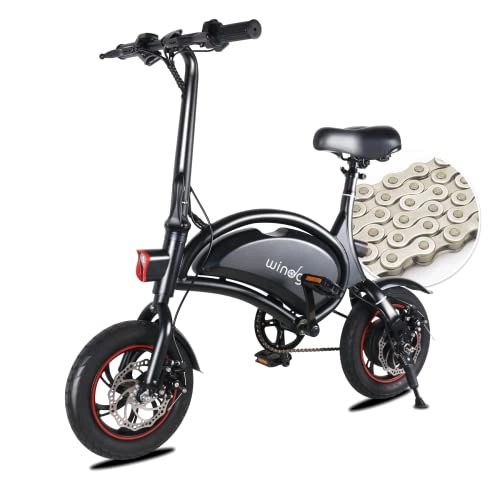 Elektrofahrräder : Windgoo Elektrofahrrad Klappbar, E-Bike 36V Elektrofahrräder, Electric Bicycle Klappbar Unisex, Schwarz (B3-Schwarz)