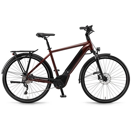 Elektrofahrräder : Winora E-Bike Sinus i10 Herren 500Wh 28'' 10-G SLX 18 Winora BPI Piedmont red 52