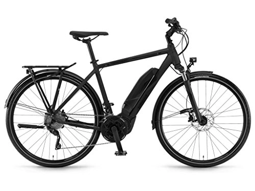 Elektrofahrräder : Winora E-Bike Yucatan X20 Herren 500Wh 28'' 20-G XT 18 YXC Black Matt 48