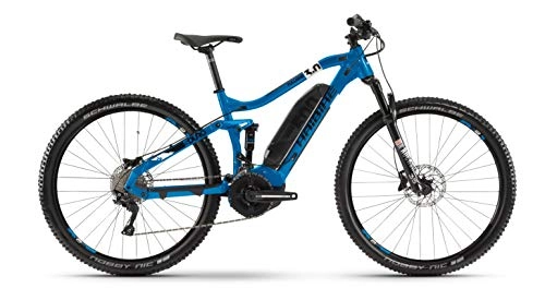 Elektrofahrräder : Winora Haibike SDURO FullNine 3.0 Yamaha Elektro Bike 2020 (XL / 52cm, Blau / Weiß / Schwarz)