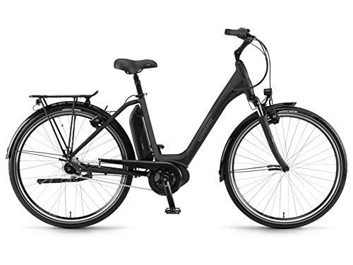 Elektrofahrräder : Winora Sima N7 300 Pedelec E-Bike Trekking Fahrrad schwarz 2019: Größe: 54cm
