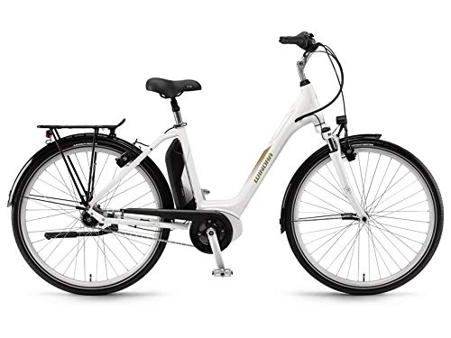 Elektrofahrräder : Winora Sima N7 400Wh Bosch Elektro Fahrrad 2020 (28" Einrohr 50cm, Weiß)