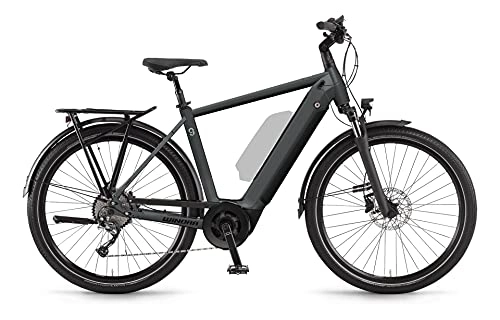 Elektrofahrräder : Winora Sinus 9 Bosch Elektro Fahrrad 2021 (27.5" Herren Diamant 56cm, Darkslategrey matt (Herren))