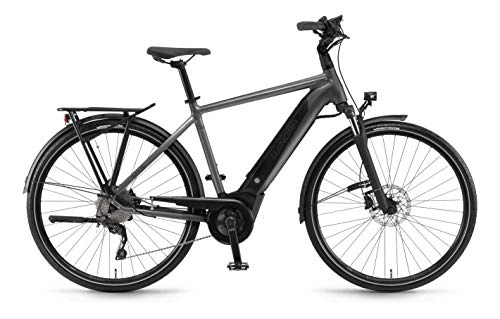 Elektrofahrräder : Winora Sinus i9 i500Wh Bosch Elektro Fahrrad 2020 (28" Herren Diamant 52cm, Titan)
