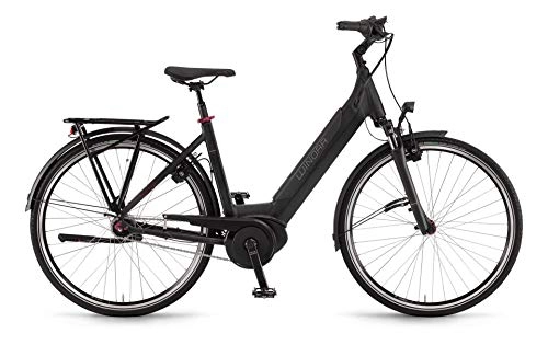Elektrofahrräder : Winora Sinus iN7f Bosch Elektro Fahrrad 2021 (46cm, Schwarz matt)