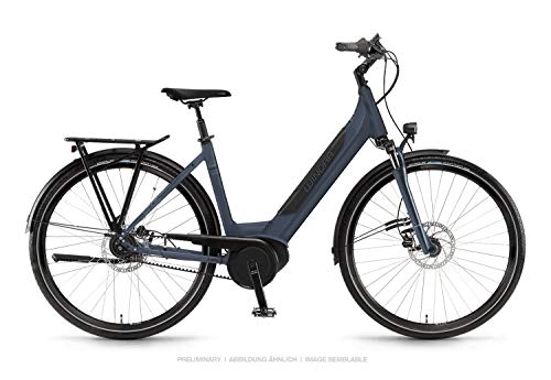 Elektrofahrräder : Winora Sinus iR380 Auto 500 Unisex Pedelec E-Bike Trekking Fahrrad blau 2019: Größe: 50cm