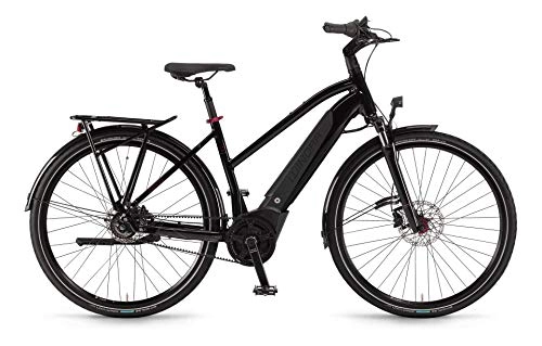 Elektrofahrräder : Winora Sinus iR8 Bosch Elektro Fahrrad 2021 (52cm, Onyxschwarz (Damen))