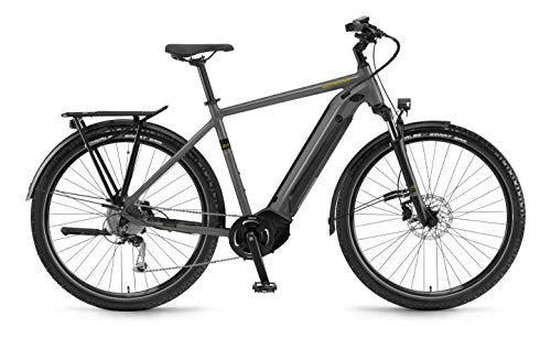 Elektrofahrräder : Winora Sinus iX10 500Wh Bosch Elektro Fahrrad 2022 (27.5" Herren Diamant 60cm, Concrete (Herren))