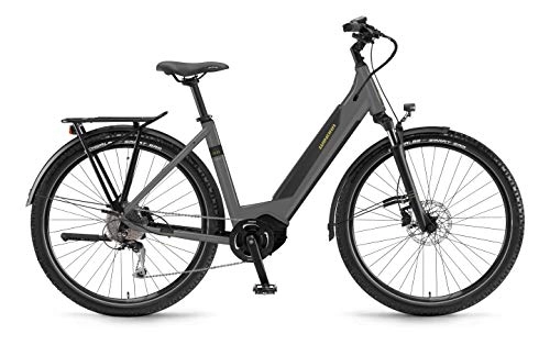 Elektrofahrräder : Winora Sinus iX10 i500Wh Bosch Elektro Fahrrad 2020 (27.5" Einrohr 50cm, Concrete (Einrohr))