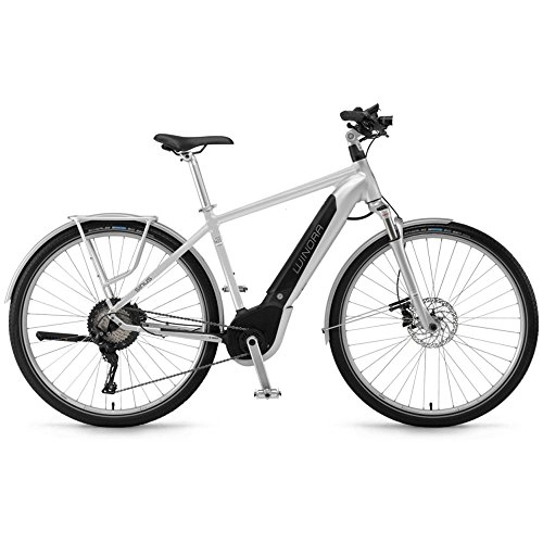 Elektrofahrräder : Winora Sinus iX11 500 Pedelec E-Bike City Fahrrad silberfarben 2019: Größe: 48cm