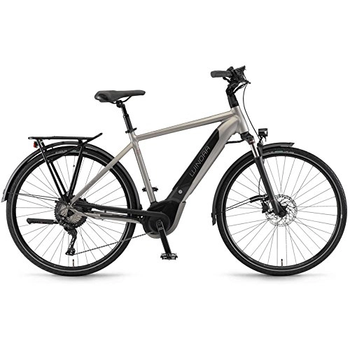 Elektrofahrräder : Winora Sinus iX11 500 Pedelec E-Bike Trekking Fahrrad grau 2019: Größe: 52cm