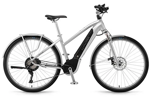 Elektrofahrräder : Winora Sinus iX11 Urban 500Wh Bosch Intube Elektro Fahrrad 2018 (28" Damen Trapez 52cm, Silver Damen)