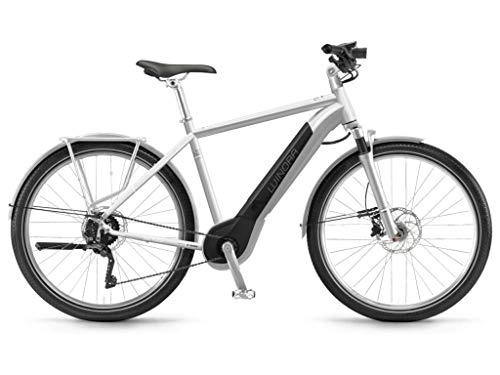 Elektrofahrräder : Winora Sinus iX11 Urban 500Wh Bosch Intube Elektro Fahrrad 2018 (28" Herren Diamant 56cm, Silver Herren)
