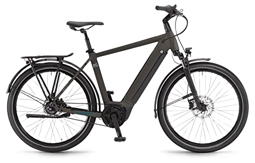 Elektrofahrräder : Winora Sinus R5 RT 625Wh Bosch Elektro Trekking Bike 2022 (27.5" Herren Diamant 52cm, Peat Matte (Herren))