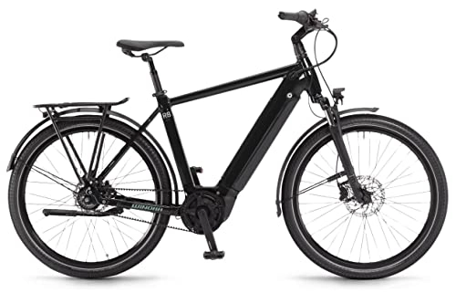 Elektrofahrräder : Winora Sinus R8 625Wh Bosch Elektro Fahrrad 2022 (27.5" Herren Diamant 56cm, Onyx Black (Herren))