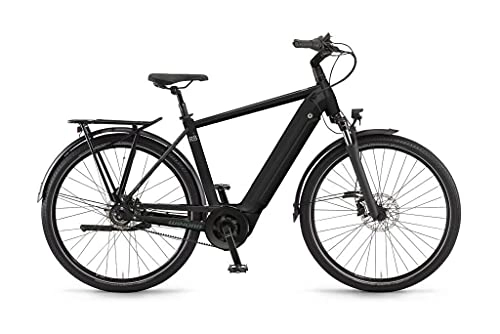 Elektrofahrräder : Winora Sinus R8 625Wh Bosch Elektro Fahrrad 2022 (27.5" Herren Diamant 60cm, Onyx Black (Herren))