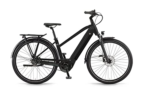 Elektrofahrräder : Winora Sinus R8 Bosch Elektro Fahrrad 2021 (27.5" Damen Trapez 52cm, Onyx Black (Damen))